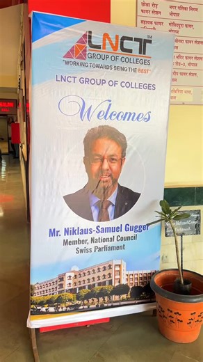A moment of global significance. Honoured to welcome Mr. Niklaus Samuel Gugger, Member, National Council – Swiss Parliament, to our campus. An inspiring interaction focused on collaboration, innovation, and expanding international opportunities for our students. Stronger partnerships. Wider horizons. Greater impact. #GlobalLeadership #InternationalCollaboration | LNCT Group of College