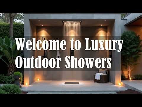 Luxury Outdoor Shower Ideas | Elegant Designs for Your Backyard Oasis