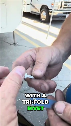 Why Tri-Fold Rivets Are a Game Changer for RV Repairs #RVLife #Shorts