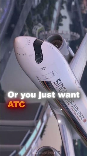 Default MSFS ATC just isn’t it… Here’s how to make your flights feel real✈ #shorts #flightsim