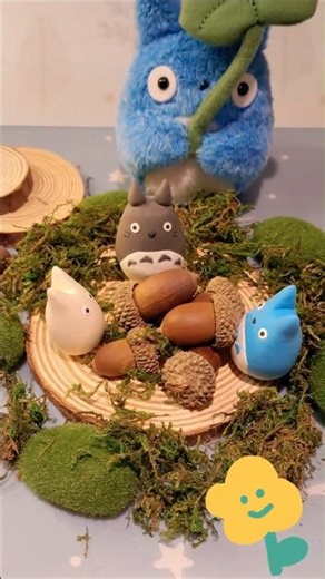 Mini Totoro Clay Art｜Short Process Video｜トトロ粘土制作