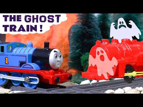 Ghost Train Story with Thomas and Friends Trains