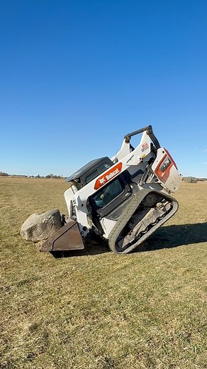 Just kidding! No Bobcats where hurt in the making of this video! Closed course-do not attempt at home! #fun #fall #construction #November #letsgo #DreamBig #wheelie #bobcatequipment #OneToughAnimal | JGE Inc.