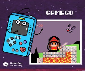 Platformer With Infinite Levels on GameGo With Makecode Arcade