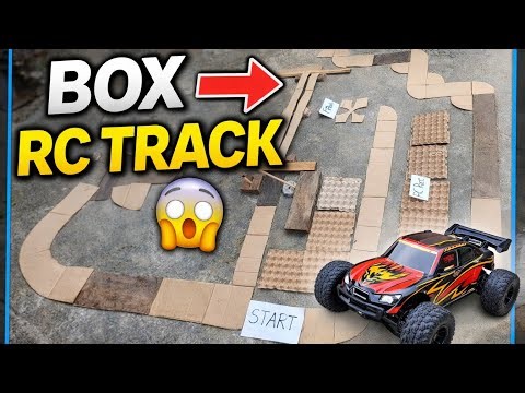 I Built an INSANE RC Car Track Using a Cardboard Box 😱 #RCCar #DIY