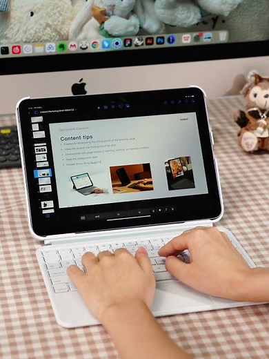 💙 Baby Blue Keyboard Deep Dive: Who Says Style Can't Be Smart? | Inateck KB04122