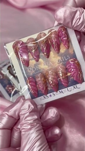 Packing a $300 press-on nail order 💅