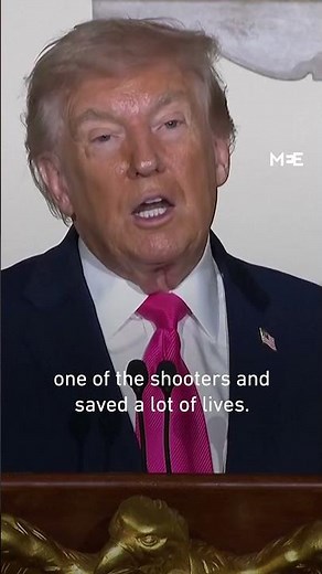 President Trump praises Bondi shooting hero Ahmed