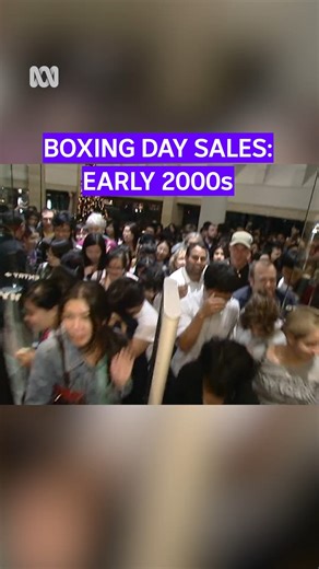 ABC on Instagram: "Do you think Boxing Day sales were better in the 2000s? #BoxingDaySale #AussieChristmas #Early2000s #BoxingDayShopping"