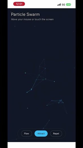 My new game Particle Swarm #chill