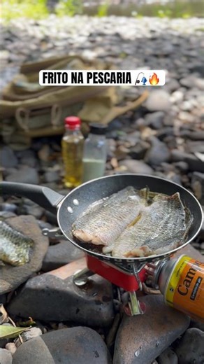 Almoço na pescaria 🔥🎣 #pescaria #pesca #fishing #traíra