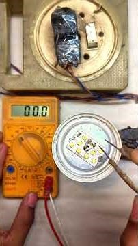 Led Bulb Repair At Home ✅ #shortsfeed #led #bulb #electronics #light #electrician