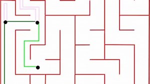 Watch how 'Tremaux's Algorithm' solves a maze