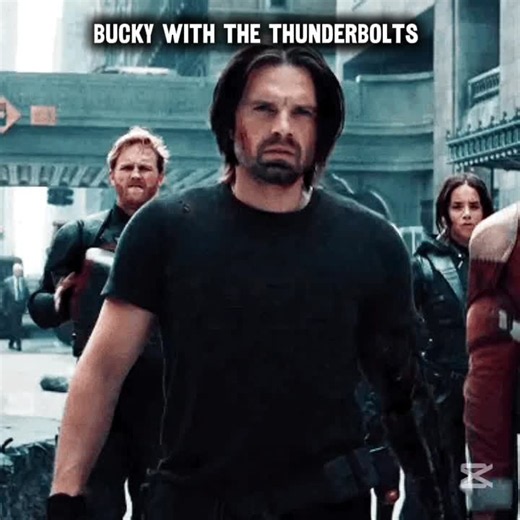 Bucky is the grumpy uncle of the Thunderbolts #marvel #marveltok #thunderbolts #buckybarnes #sambucky