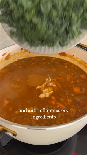Creamy Red Lentil and Sweet Potato Soup A creamy, spiced one-pot soup made with lentils, sweet potato, and coconut milk. Vegan, gluten-free, and perfect for cozy nights. You can find the recipe in the comments 💕 #vegansoup #comfortfood #healthyrecipes #plantbased #easydinner | Plantbaes