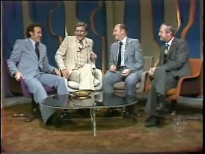 Jacques Plante, Johnny Bower & Glenn Hall, 1977: CBC Archives