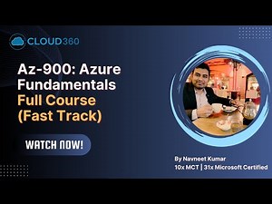 Az-900: Azure Fundamentals Complete Course (Fast Track) | az 900 training | azure cloud fundamentals