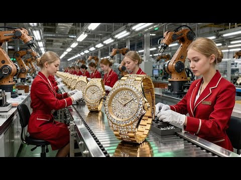Inside the Gold Rolex Factory | From Gold To Luxury Watch (Full Process)