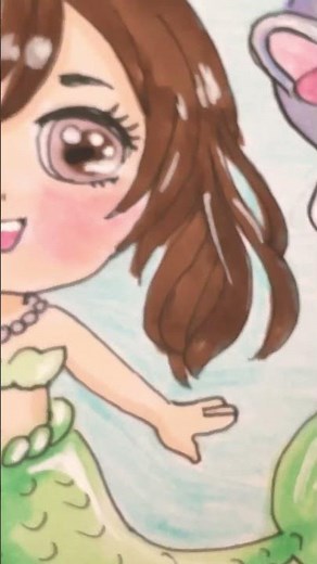 Chibi Mermaid #chibistyle #chibi