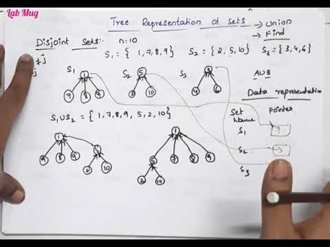 Disjoint Sets || Tree Representation of sets in DAA #videos #youtube #computerscience #aiml #daa