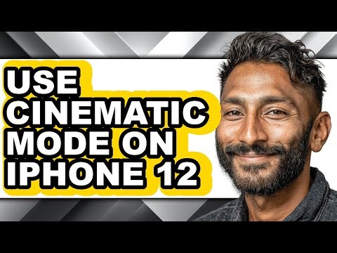 How to Use Cinematic Mode on Iphone 12 (updated)