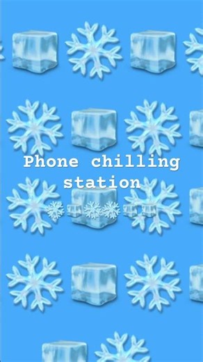 Phone chilling station