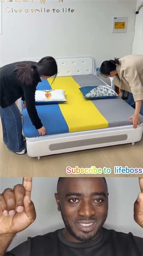 luxury modern smart bed display 👌 #funny #funnyvideos