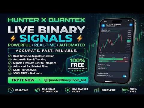 🔥 Best Live Signal Software || All Times ||90% Winrate||100% Free