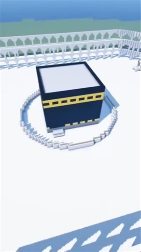 Building Makkah on Minecraft - Buat Mekkah Di Minecraft #minecraftshorts #minecraft #shorts