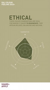 The 15-part colour range gives designers the freedom to play with...