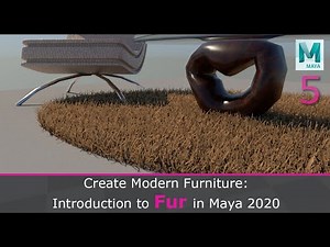 Quickly Make Fur in Maya 2020: xGen a Shaggy Rug