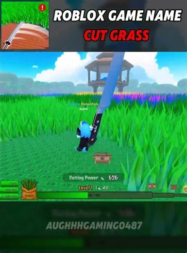 212 Roblox Game Name Cut Grass #roblox #gaming #edit #cutgrass