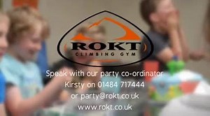 Kids ROKT Parties. Speak to Kirsty on 01484 717444 or email party@rokt.co.uk to arrange the perfect fun packed day for your children. | ROKT Climbing Gym