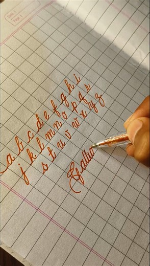 how to write small alphabets in cursive writing❤️✍️ #handwriting #youtube #shortvideo #new #explore