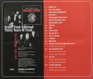 Grand Funk Railroad - Thirty Years Of Funk: The Anthology 1969-1999
