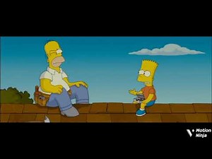 The Simpsons Movie (2007) Roof scene