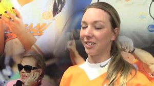 10K views · 515 reactions | Scarlet McSwain hit a grand slam in the 10-0 win over UAB! She talked to the media after the game. | Tennessee Softball | Facebook