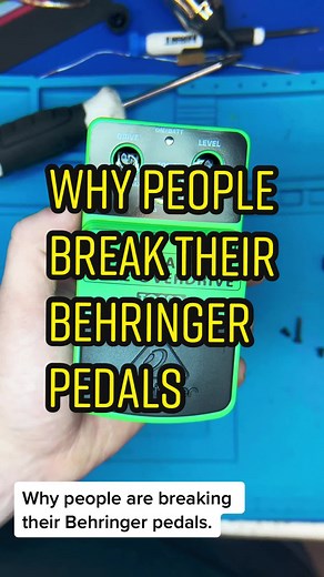 Stop Abusing Your Behringer Pedals!