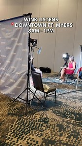 WINK LISTENS IS UNDERWAY! 👂 Come to the Caloosa Sound Convention Center in Downtown Fort Myers from 8a-1p. We hope to see you here! | WINK News