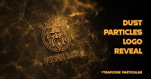 Dust Particles Gold Logo Reveal