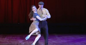 This dancing duo perform a fast-stepping routine that will leave you wanting more