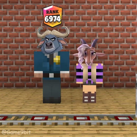 When Chief Bogo and Gazelle guess the character singing in the box to level up their rank!