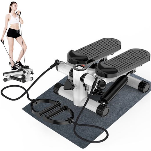 Découvrez le Mini Stepper Élastique ! • Brûlez des calories et musclez vos jambes, fessiers & bras • Entraînez-vous en toute sécurité avec les élastiques de résistance intégrés • Suivi précis sur l'écran LCD : temps, calories, pas... Utilisez-le chez vous : Facile à installer et compact Ajustez votre niveau de difficulté pour un entraînement personnalisé. Prêt à transformer votre corps ? Commandez maintenant ! | Arwashop