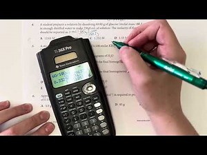 AP Chemistry Unit 3.7 Practice Problems - Solutions and Mixtures