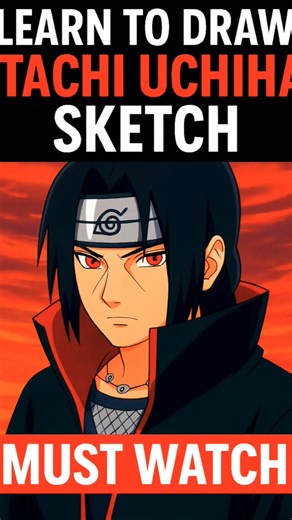 “Fastest Itachi Sketch You’ll Ever See 😳✏️🔥