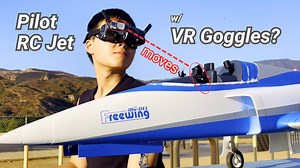 Pilot Your RC Jet from Cockpit Using Head Tracking FPV Goggles | FPV Air Combat
