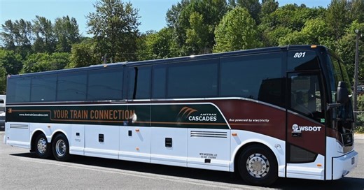 Amtrak just rolled out its first-ever electric bus