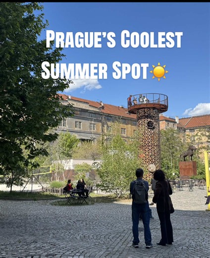Kasárna Karlín: Prague’s Coolest Summer Courtyard