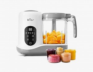 Watch 4 in 1 machine for baby porridge | Cook, grind and heat on Amazon Live