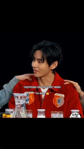 TAEHYUNG ON THE FIRST WING " I'm done 👍 " 🤣🤣